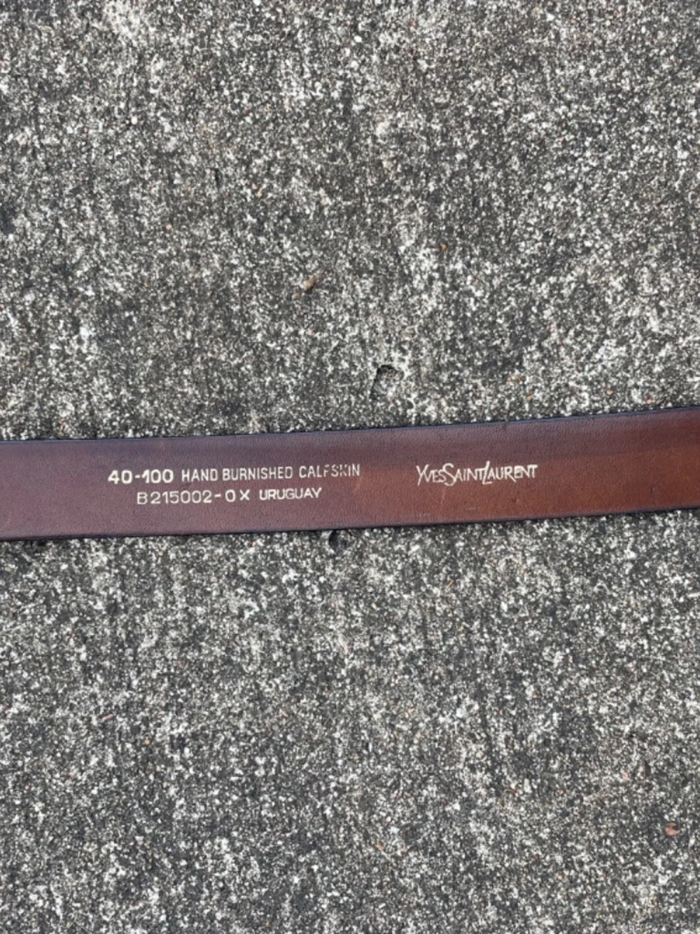 YSL Brown Belt